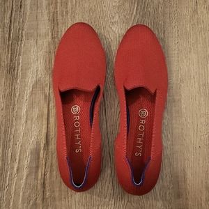 Rothy's Loafers in Red NWOT